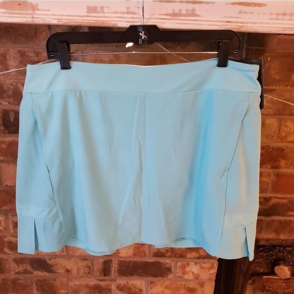 Nike dri-fit‎ teal golf tennis athletic skirt women's size  XL NEW!!!